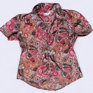 Vintage Worthington sheer blouse